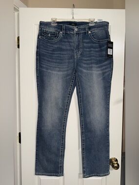 NWT! True Religion Ricky Relaxed Straight Jeans